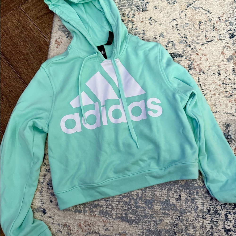 Adidas Hoodie with White Logo